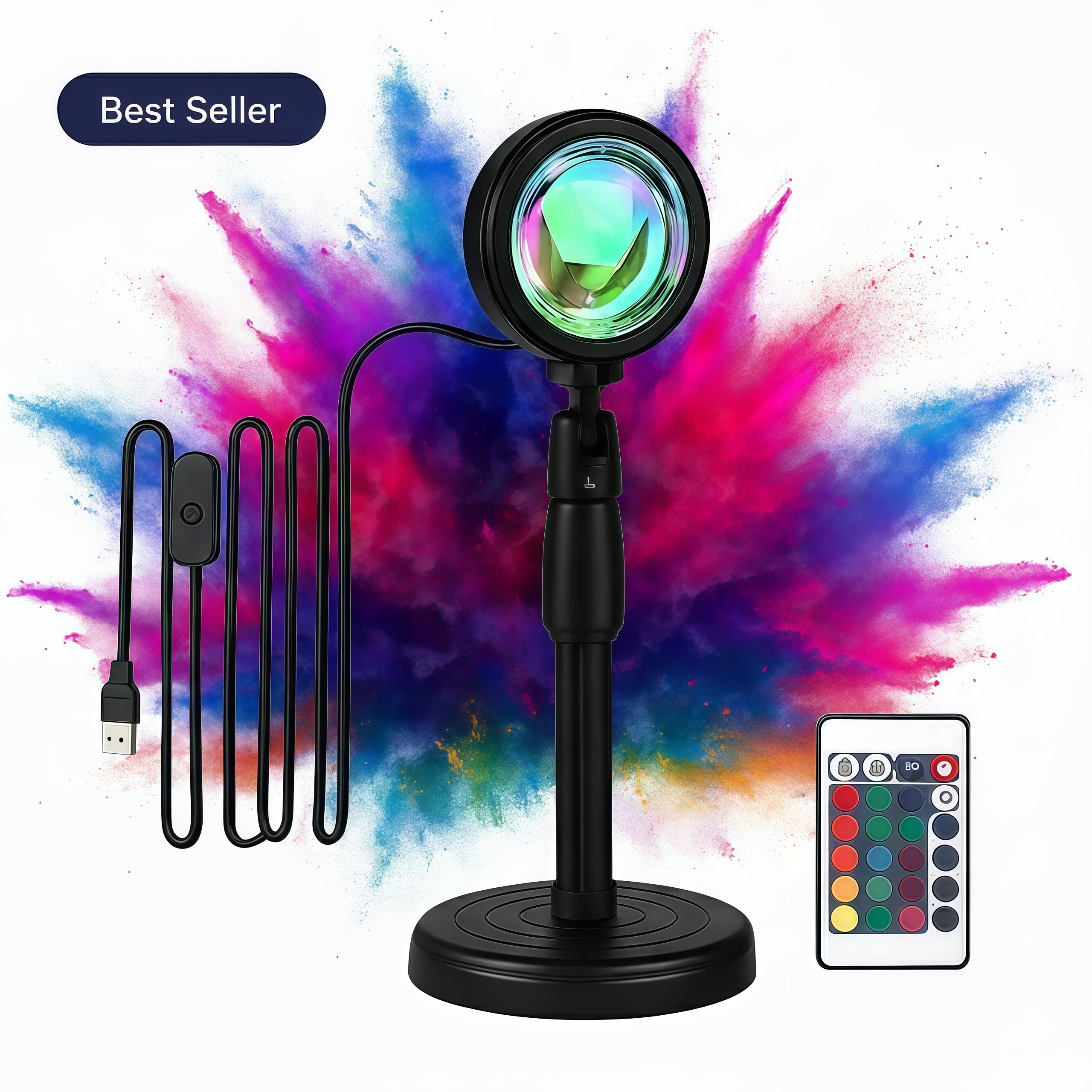 RGB 16 Color Sunset Lamp